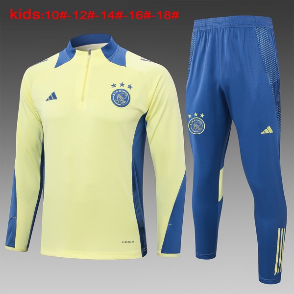 Bambino Felpa Allenamento Ajax 2024-2025 Giallo 3